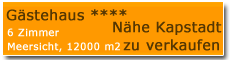Das Guesthouse n�he Kapstadt hat einen traumhaften Meerblick 