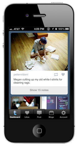 Mikroblogging Plattform Tumblr