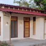 Bambushaus mit neuartiger Verbindungstechnik