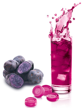 Pink-Violett für Lebensmittel