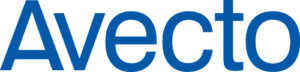 Blaues Logo von Aveco