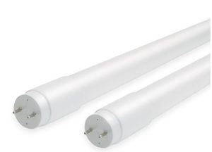 zwei Lichtröhren nebeneinander liegend