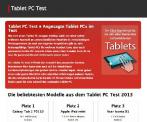 Ein Tablet PC Test hilft bei der Auswahl des passenden Gerätes.