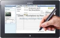 Tablet-Lösung mit Handschrift Eingabe