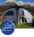 Das X-Gloo Zelt in den Maßen 5x5m