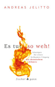 Cover des Buches mit Flamme auf weißem Einband