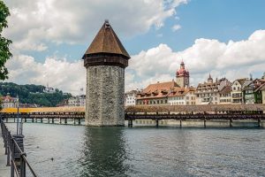 die Kapellbrücke in Luzern