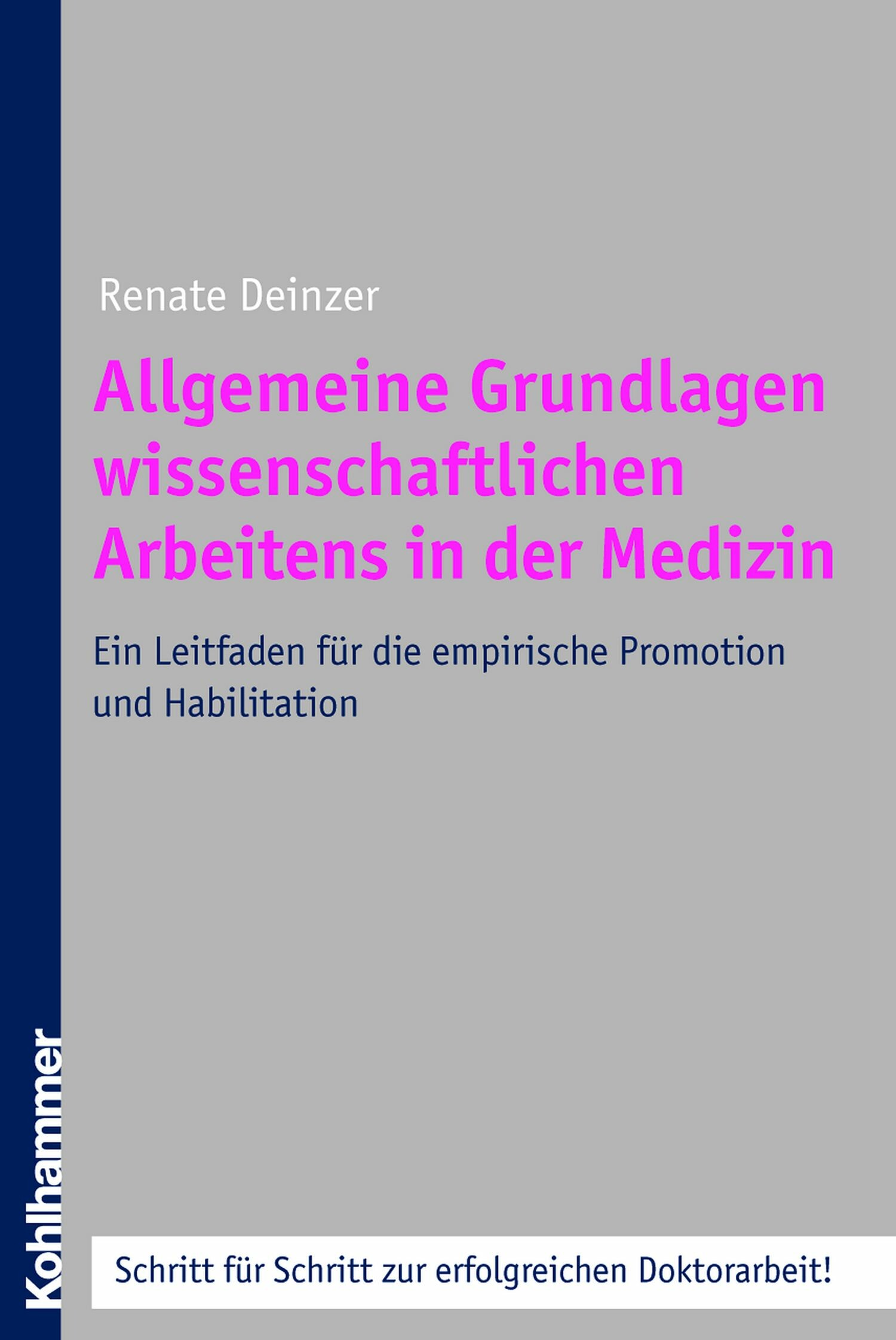 Allgemeine Grundlagen wissenschaftlichen Arbeitens in der Medizin - PDF