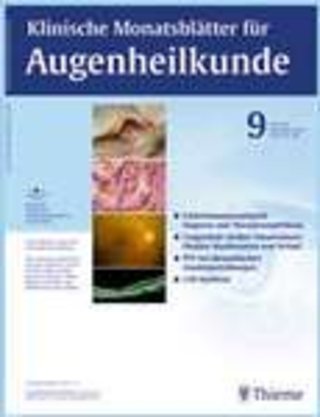 Klinische Monatsblätter für Augenheilkunde Klinische Monatsblätter für Augenheilkunde