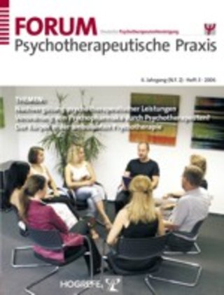 FORUM Psychotherapeutische Praxis
