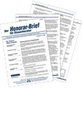 Der Honorar-Brief für Steuerberater Der Honorar-Brief für Steuerberater