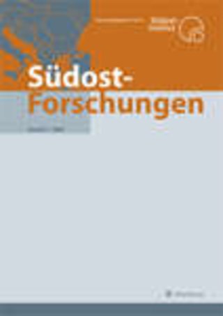 Südost-Forschungen Südost-Forschungen