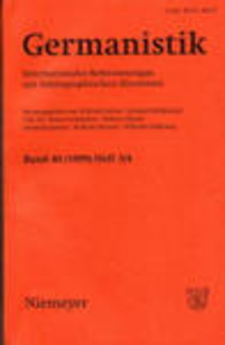 Germanistik Germanistik