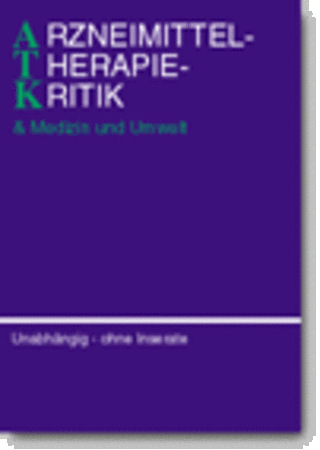 Arzneimittel-, Therapie-Kritik & Medizin und Umwelt Arzneimittel-, Therapie-Kritik & Medizin und Umwelt