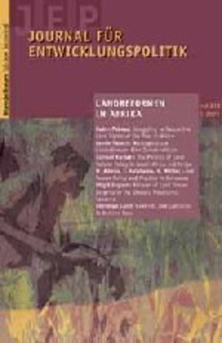 Journal für Entwicklungspolitik Journal für Entwicklungspolitik