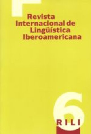 Revista Internacional de Lingüística Iberoamericana (Rili) Revista Internacional de Lingüística Iberoamericana (Rili)