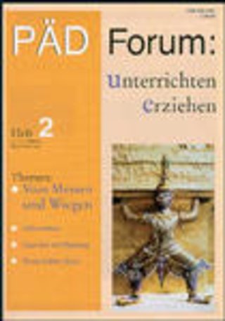 PÄD Forum: unterrichten erziehen PÄD Forum: unterrichten erziehen