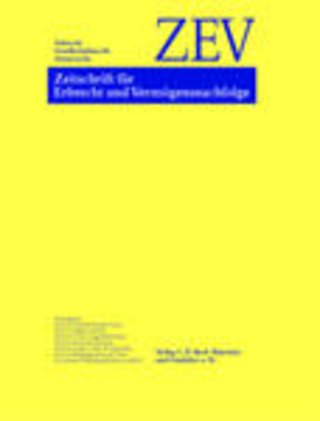 Zeitschrift für Erbrecht und Vermögensnachfolge (ZEV)
