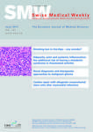SMW - Swiss Medical Weekly SMW - Swiss Medical Weekly