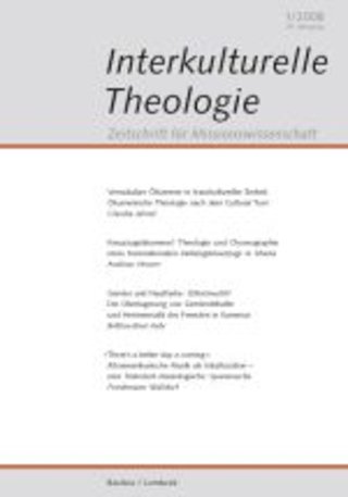 Interkulturelle Theologie. Interkulturelle Theologie.