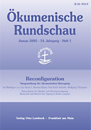 Ökumenische Rundschau Ökumenische Rundschau