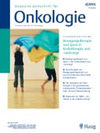 Deutsche Zeitschrift für Onkologie Deutsche Zeitschrift für Onkologie