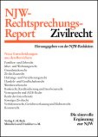 NJW-Rechtsprechungs-Report Zivilrecht-