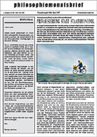 Philosophiemonatsbrief