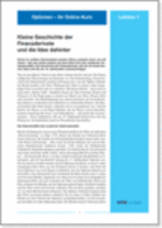 Optionen-Onlinekurs Optionen-Onlinekurs