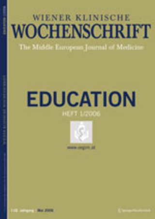 Wiener Klinische Wochenschrift - Education