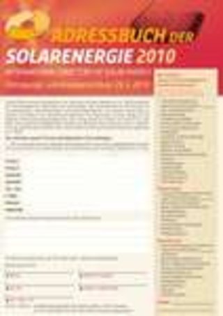 Adressbuch der Solarenergie