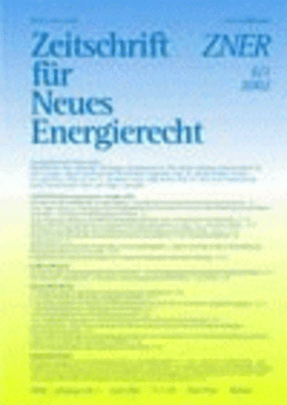 Zeitschrift für neues Energierecht ZNER