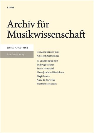 Archiv fuer Musikwissenschaft