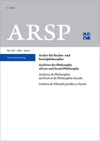 Archiv für Rechts- und Sozialphilosophie Archiv für Rechts- und Sozialphilosophie