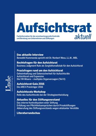 Aufsichtsrat aktuell Aufsichtsrat aktuell