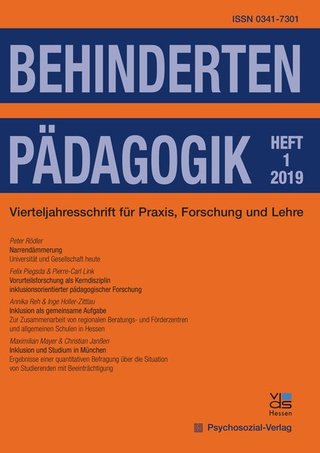 Behindertenpädagogik Behindertenpädagogik