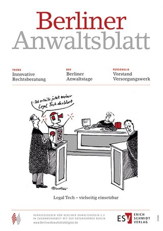 Berliner Anwaltsblatt Berliner Anwaltsblatt