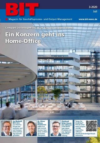 BIT- Magazin für effiziente Geschäftsprozesse BIT- Magazin für effiziente Geschäftsprozesse