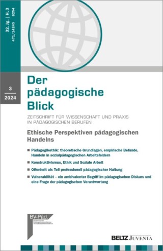 Der pädagogische Blick Der pädagogische Blick