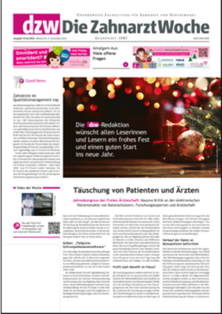dzw - Die ZahnarztWoche dzw - Die ZahnarztWoche