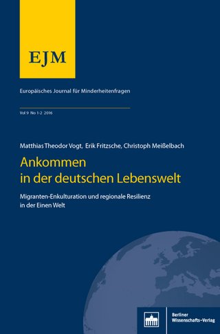 Europäisches Journal für Minderheitenfragen Europäisches Journal für Minderheitenfragen