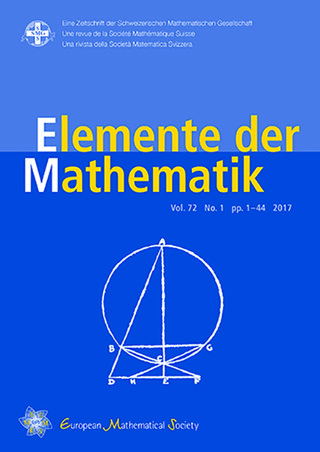 Elemente der Mathematik Elemente der Mathematik