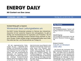 Energy Daily Energy Daily