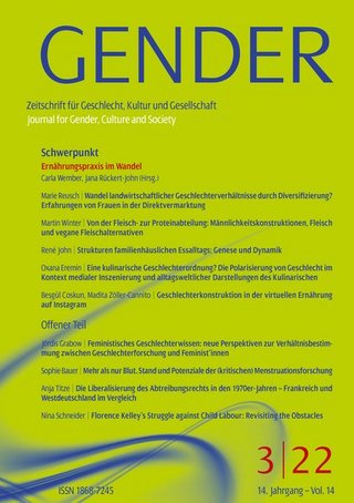 GENDER – Zeitschrift für Geschlecht, Kultur und Gesellschaft