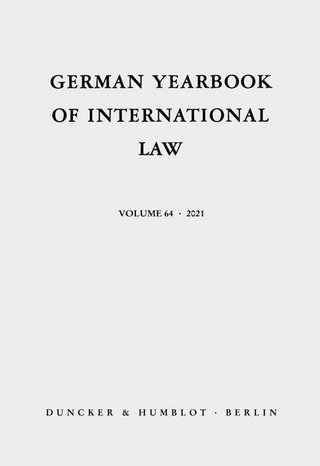 German Yearbook of International Law / Jahrbuch für Internationales Recht 