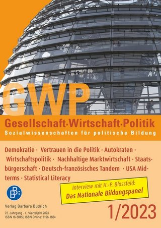 GWP – Gesellschaft. Wirtschaft. Politik GWP – Gesellschaft. Wirtschaft. Politik