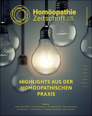 Homöopathie ZEITSCHRIFT Homöopathie ZEITSCHRIFT