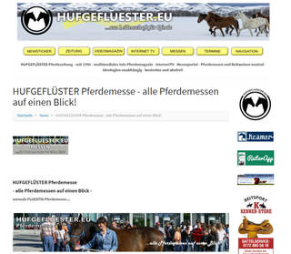 HUFGEFLUESTER Online Pferdemagazin