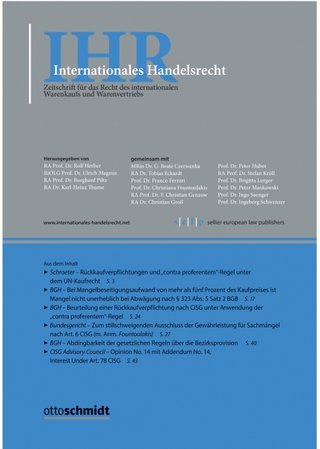 IHR Internationales Handelsrecht