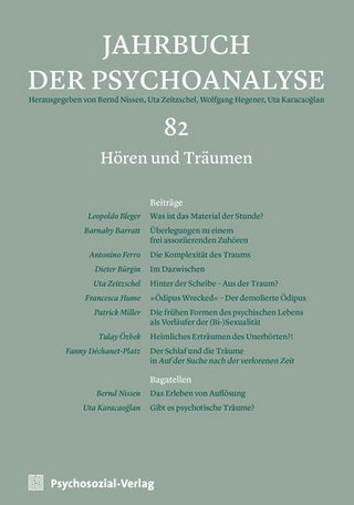 Jahrbuch der Psychoanalyse Jahrbuch der Psychoanalyse